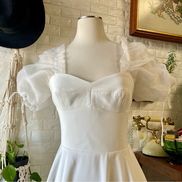 Amanda Uprichard Lovely Dress in Ivory Size Small - Picture 5 of 16